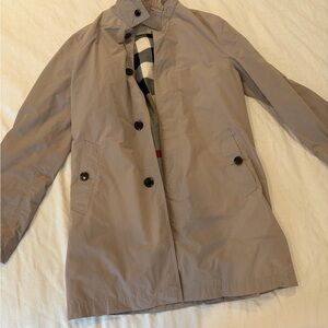 Burberry Beige/Taupe Trench Coat with Signature Check Lining
